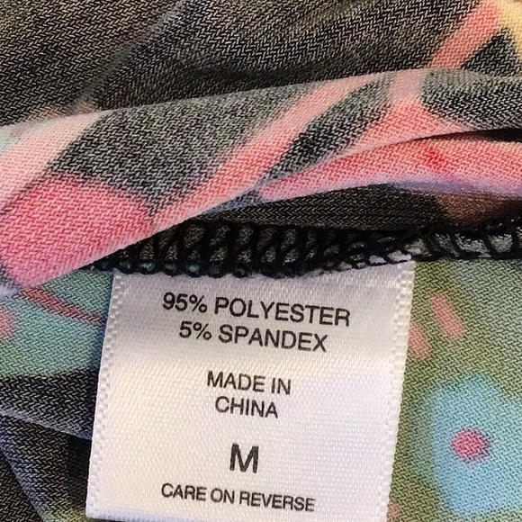 New York and Company off the shoulder flutter sleeve floral dress - Picture 5 of 5